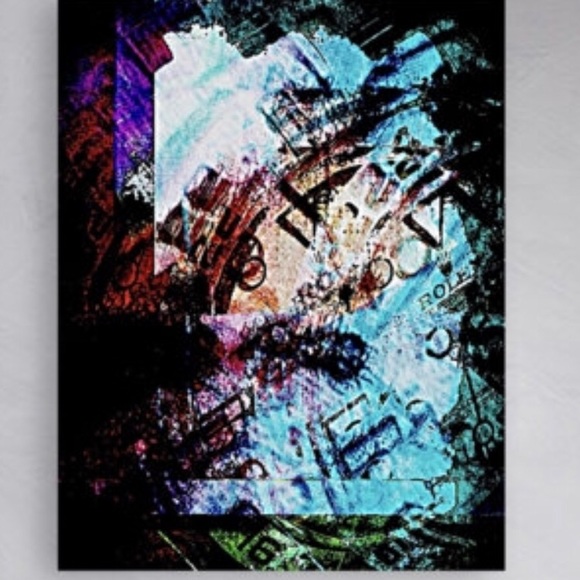 Rolex Daytona Watch abstract canvas print painting - Picture 2 of 3